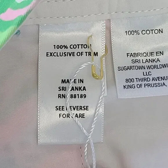 Lilly Pulitzer Big Flirt Callahan women's shorts Sz 2 Preppy Resort Wear Beachy - Picture 9 of 11